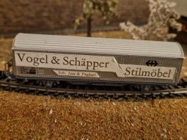 Roco Spur N SBB Habis "Vogel & Schäpper Stilmöbel" Unikat