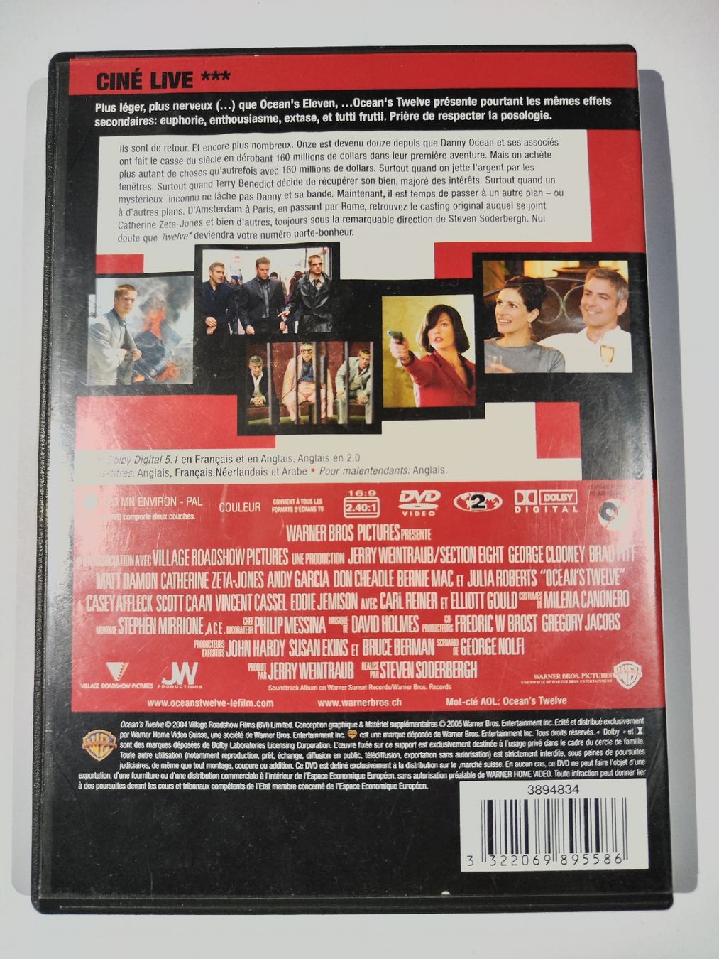 Alle DVDs: DVD - Ocean's Twelve – Gebraucht aus Commugny von Teksen 1