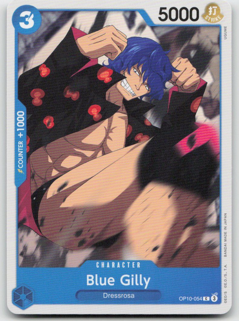 Bandai Carte collezionabili: One Piece Blue Gilly OP10-054 C – Usato da Lugano venduto da VlaseCard