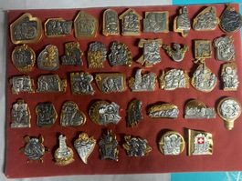Liestaler Fasnachts-Plaketten Gold 1980-2020