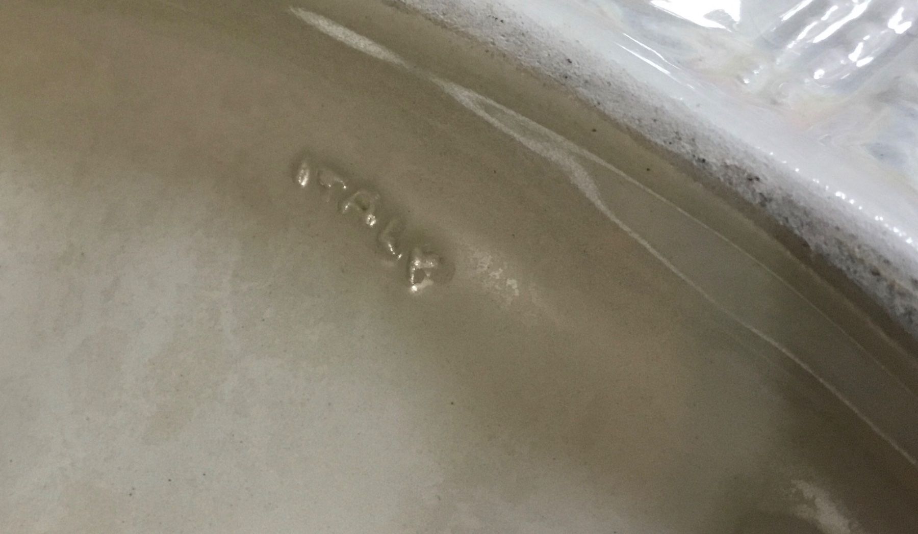 Ciotole: Grosse Keramik Schale  Muschel Perlmutt Glasur – Usato da Schlieren venduto da Jeajet 9