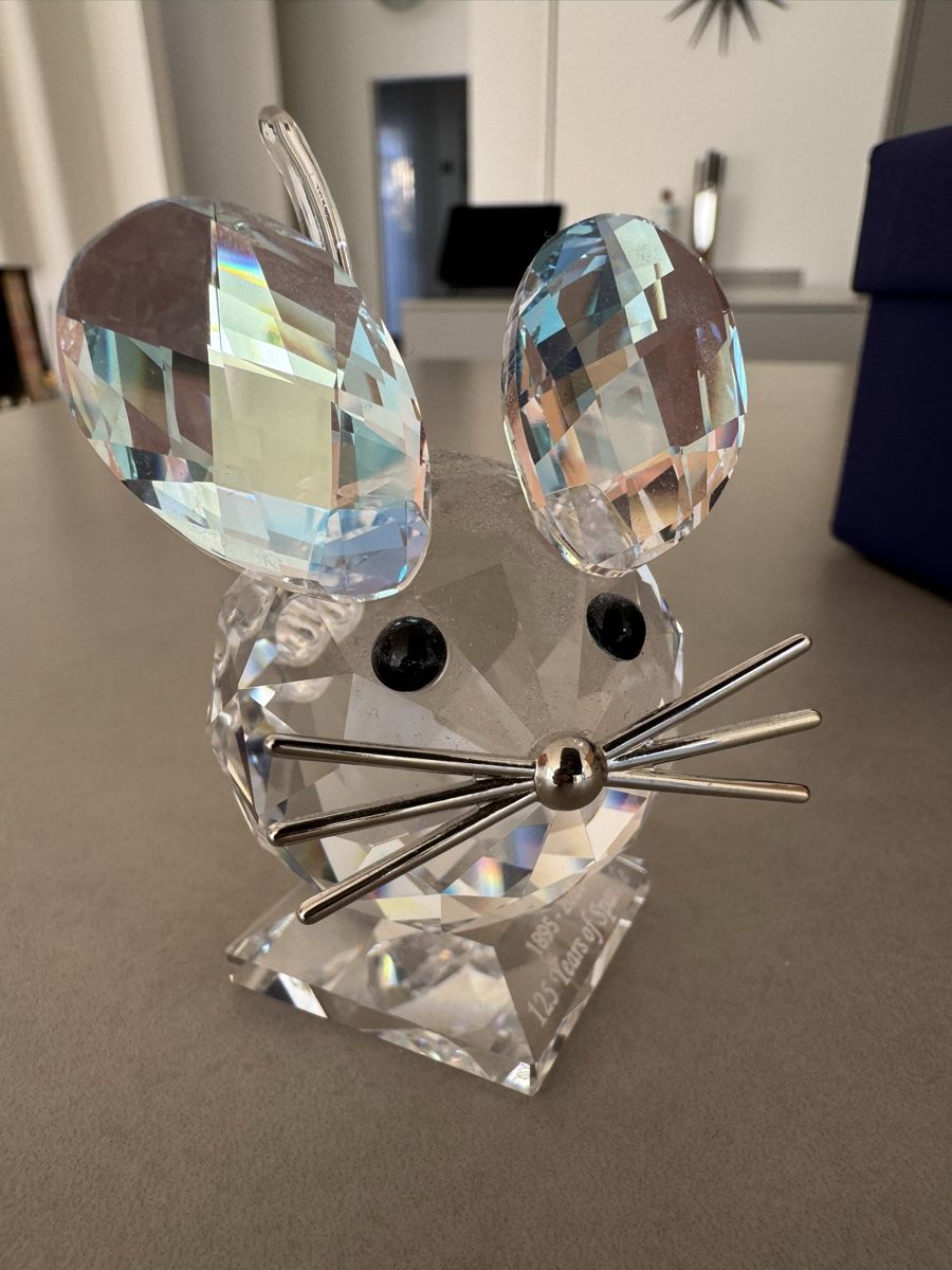 Swarovski Statuette: Swarovski crystal mouse – Usato da Freienbach venduto da sat_yny8