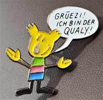 Q890 - Pin Mänchen Grüezi! Ich bin der Qualy!