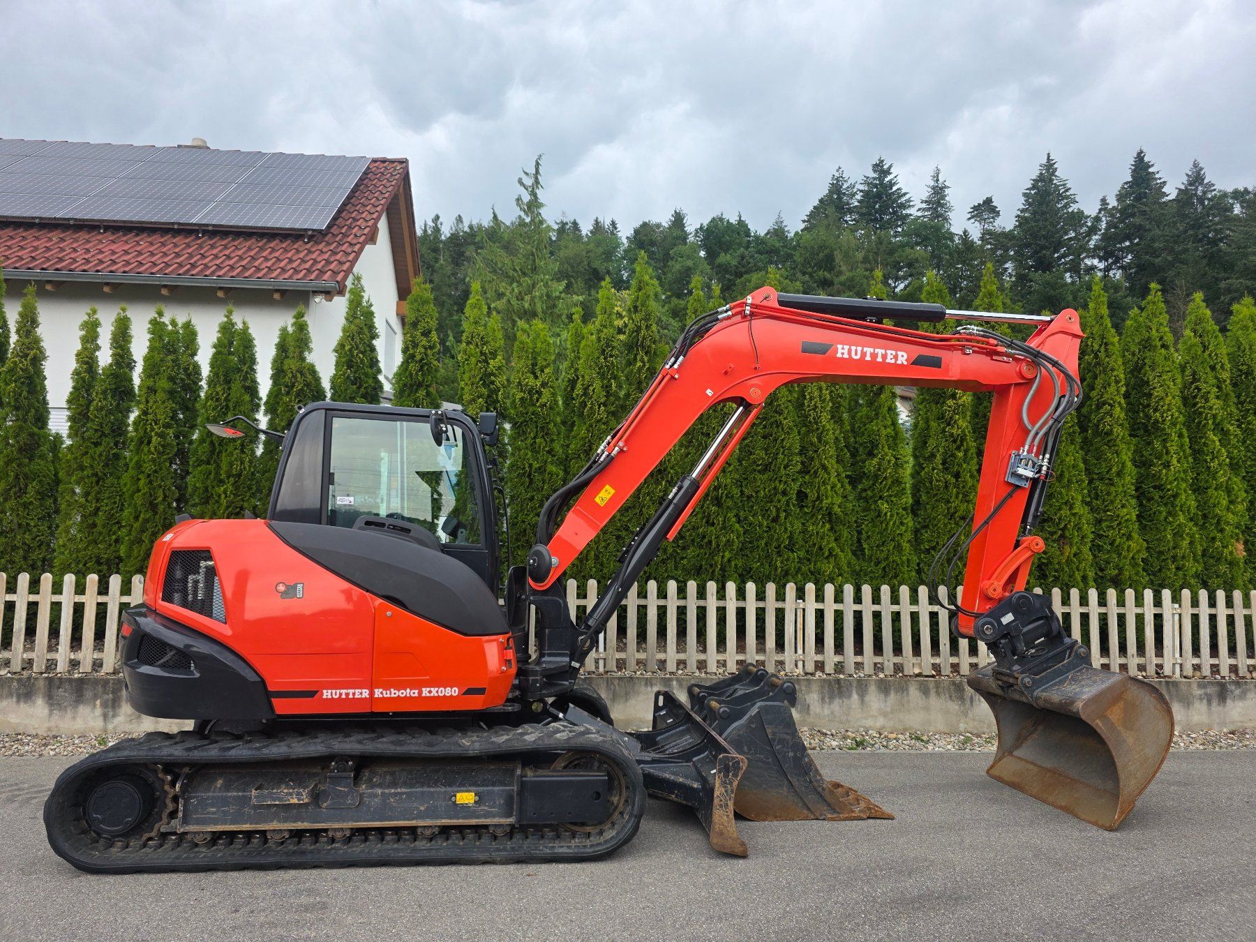 Escavatori: Bagger Hutter Kubota KX 080 - 4 – Usato da Niedergösgen venduto da MHNT 4