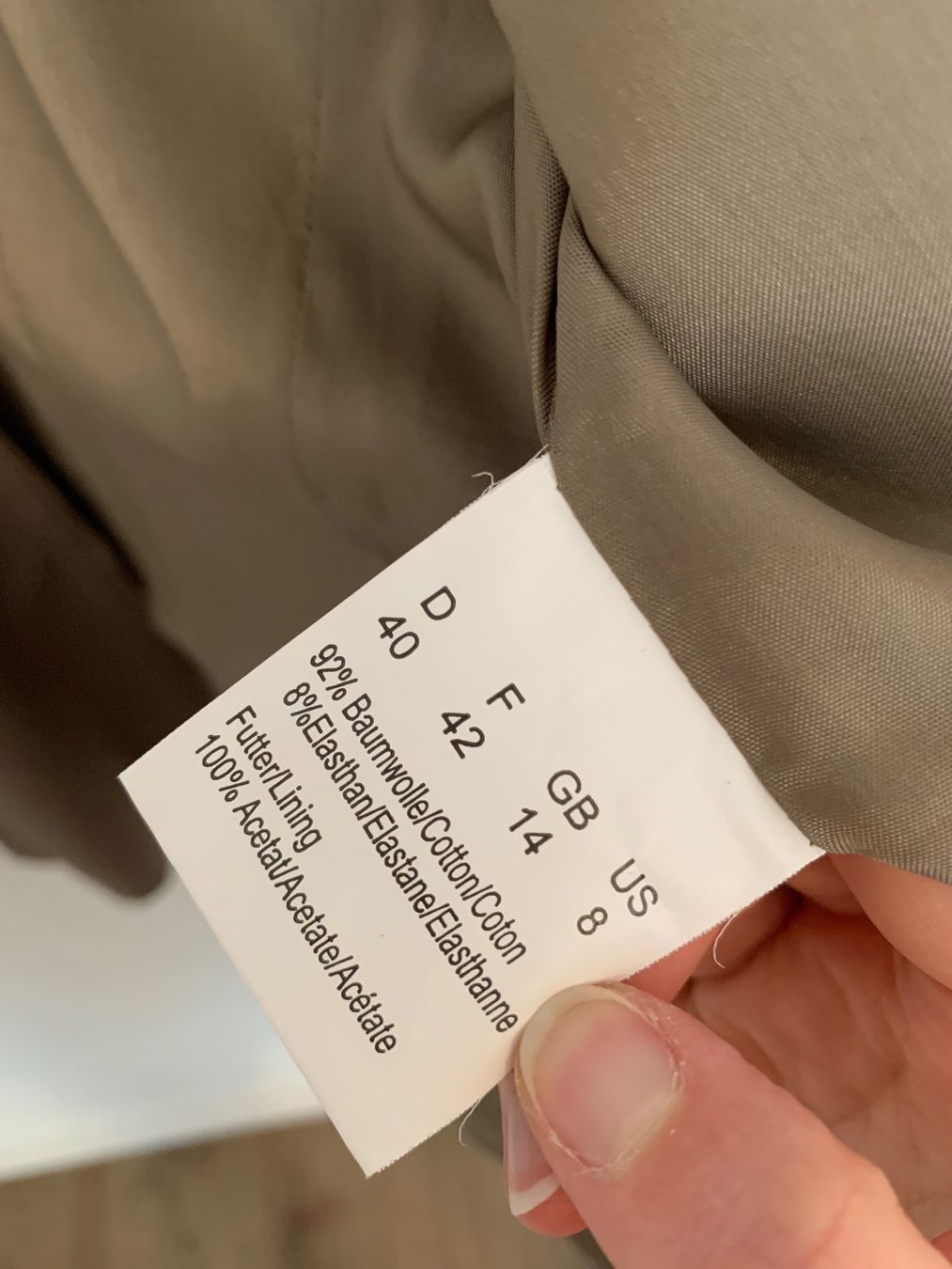 Jacken: Olsen Jacke taupe / braun Gr. M – Gebraucht aus Fislisbach von KolibriSecondhand 9