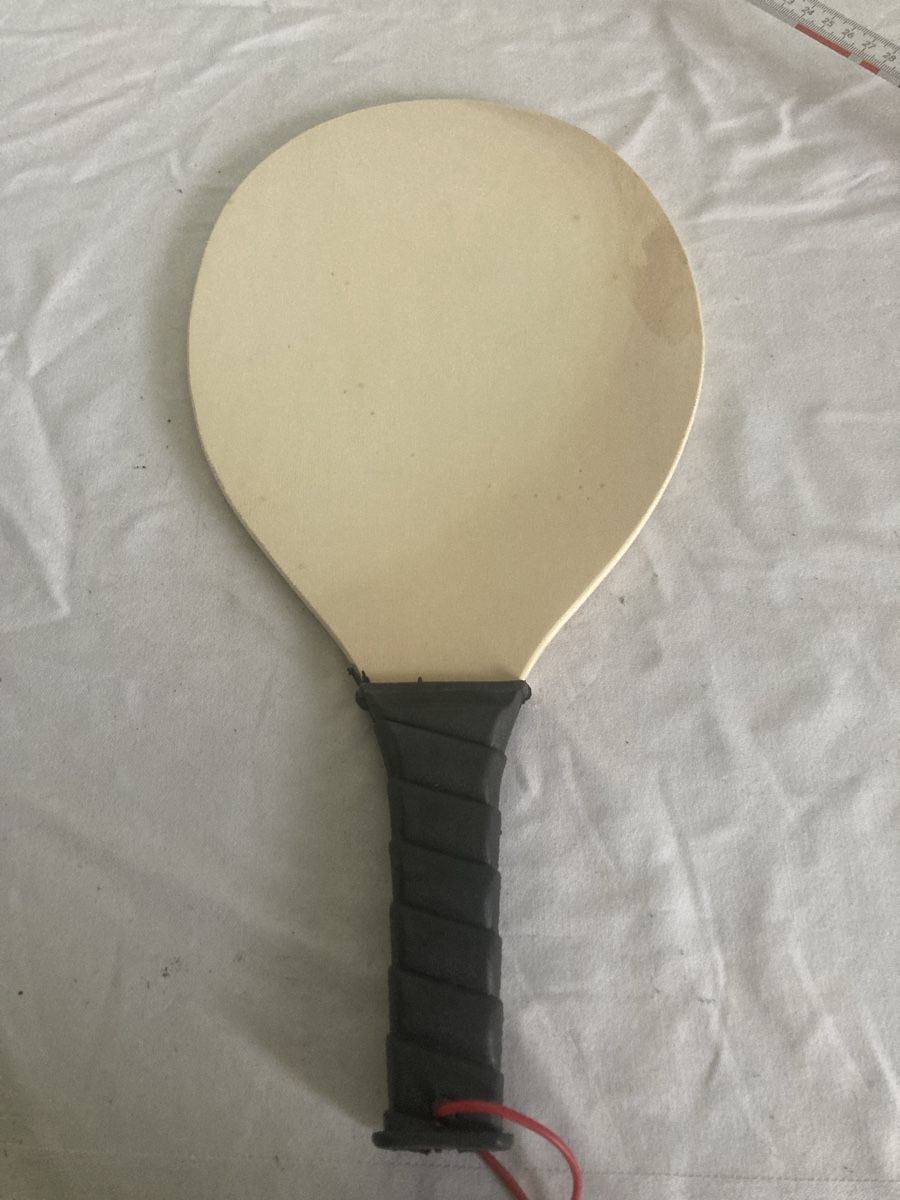 Racchette: Original Racket Set Holzschläger mit Ball, Neu – Nuovo e nell'imballaggio originale da Aarwangen venduto da to-hirschi 1