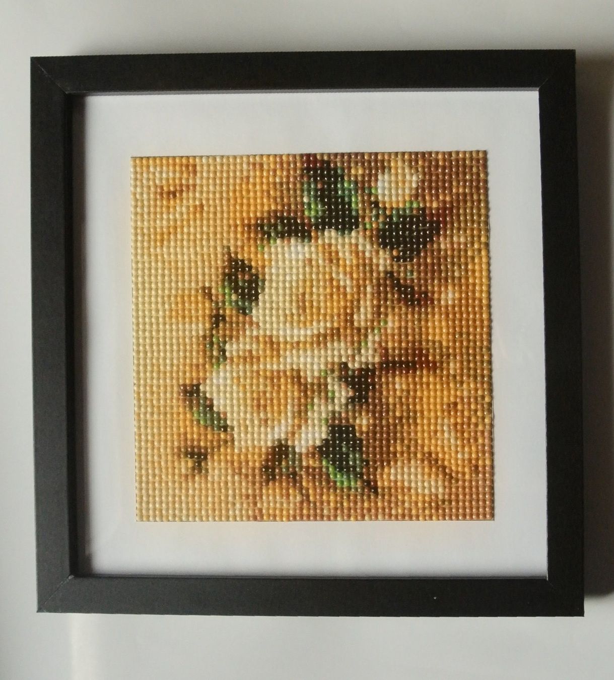 Foto & Immagini: Diamant Malerei Rosen Bild mit Rahmen 30x30 cm – Nuovo e nell'imballaggio originale da Plaffeien venduto da Boxerranche