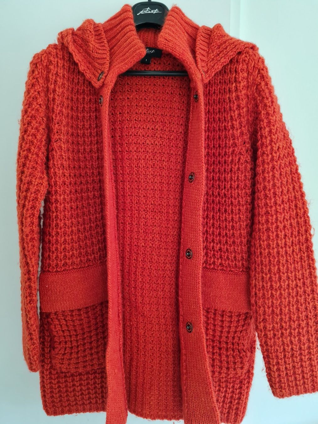 Giacche: JET SET STRICKJACKE WOLLJACKE GR.1 KAPUZE – Usato da Steg im Tösstal venduto da goldlionfree 1