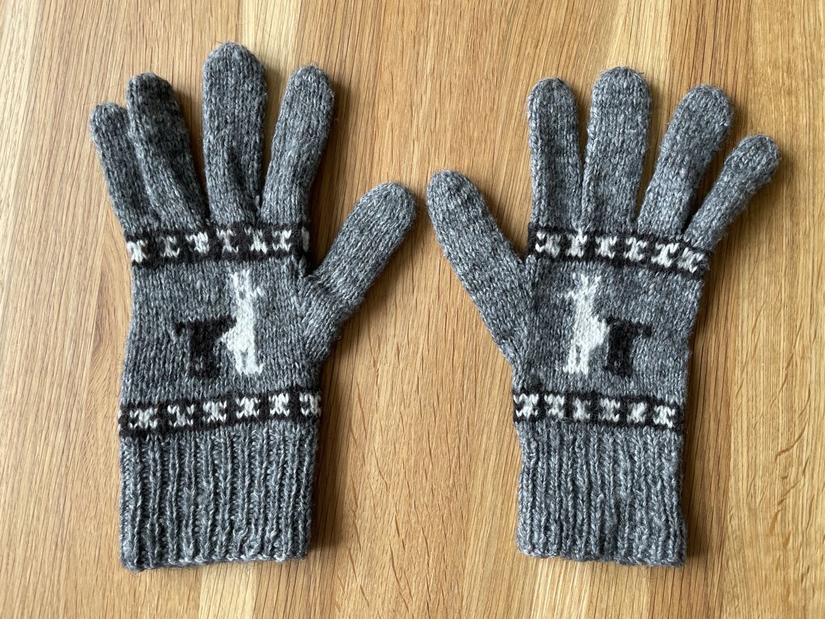 Guanti & manicotti: Warme Strickhandschuhe aus Alpakawolle – Nuovo (secondo la descrizione) da Bettingen venduto da Majvi