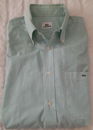 Chemise Lacoste rayée, taille 40 - Élégante
