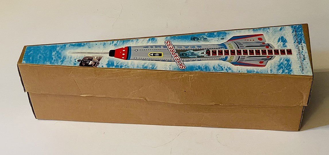 Spielzeuge: Blechspielzeug Rakete Sky Express Space Ship – Gebraucht aus Duggingen von nad_6yzh 7