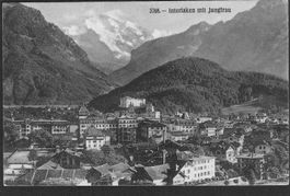 AK+ BE Interlaken mit Jungfrau , 1907