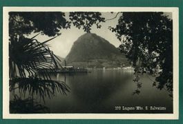 Lugano, Monte San Salvatore, Raddampfer, ungelaufen, ca.1930