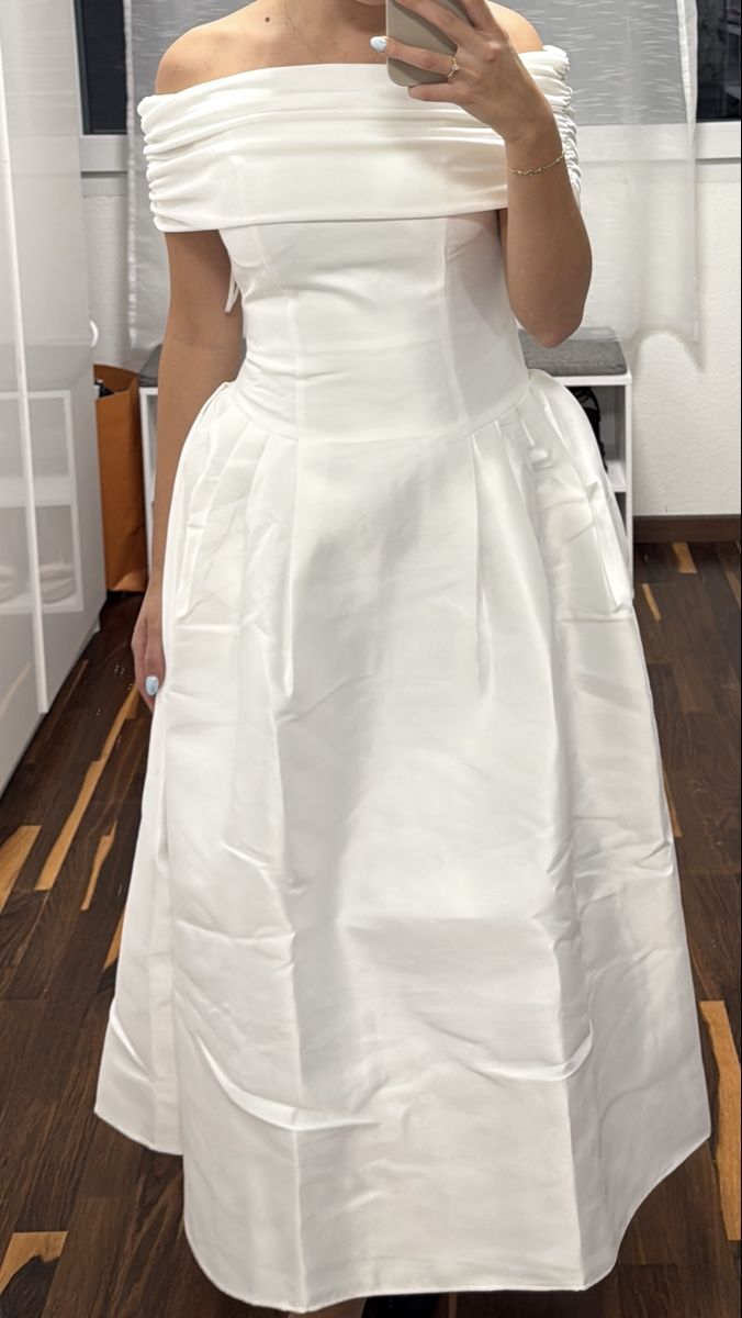 Kleider: Elegantes weisses Kleid – Neu und originalverpackt aus Grosswangen von cungibungi 1