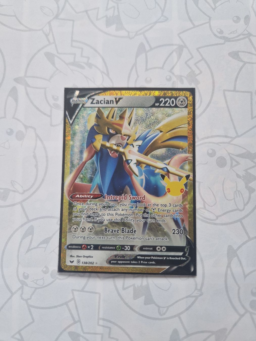 Cartes: Zacian V 30 ans – Neuf avec emballage d'origine à Senarclens par Matt.0506