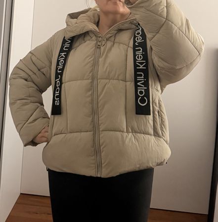 Calvin Klein Jeans Jacke beige Grösse M neuwertig