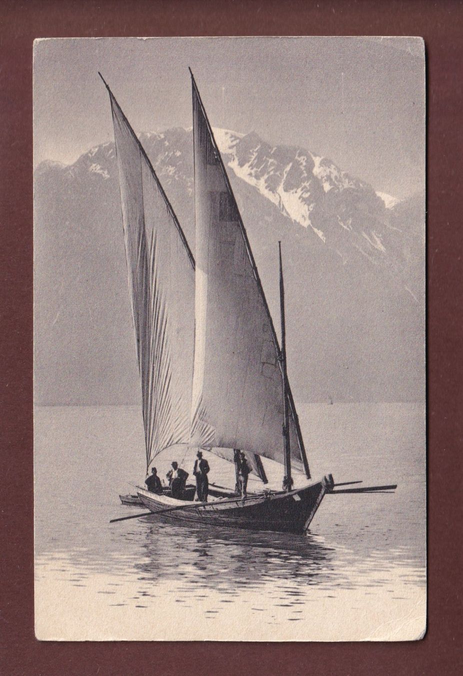 Ansichtskarten: BARQUE DU LEMAN – Gebraucht aus Pully von nicecards-shop