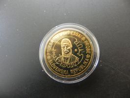 Medaille Probe Slowakei 10 Cents 2003