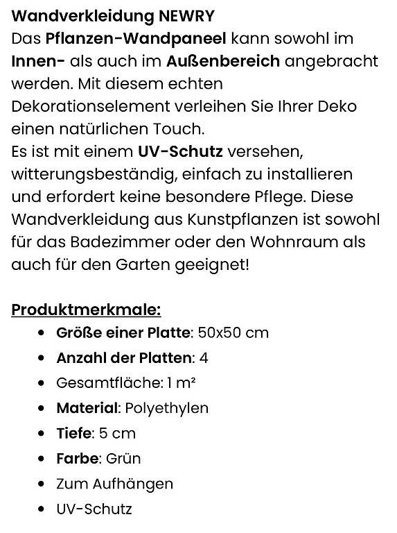 Piatti di portata: NEU//Wandverkleidung NEWRY – Usato da Neuenhof venduto da Vito.indelicato 1