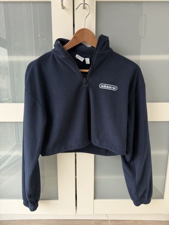 Adidas zip-up top / sweater