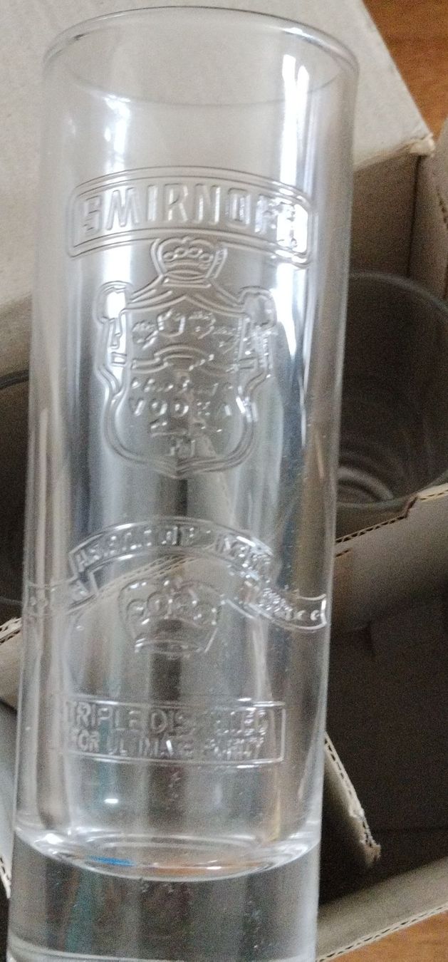 Bicchieri: 6 Glaser smirnoff Long drink – Nuovo e nell'imballaggio originale da Dübendorf venduto da namor00
