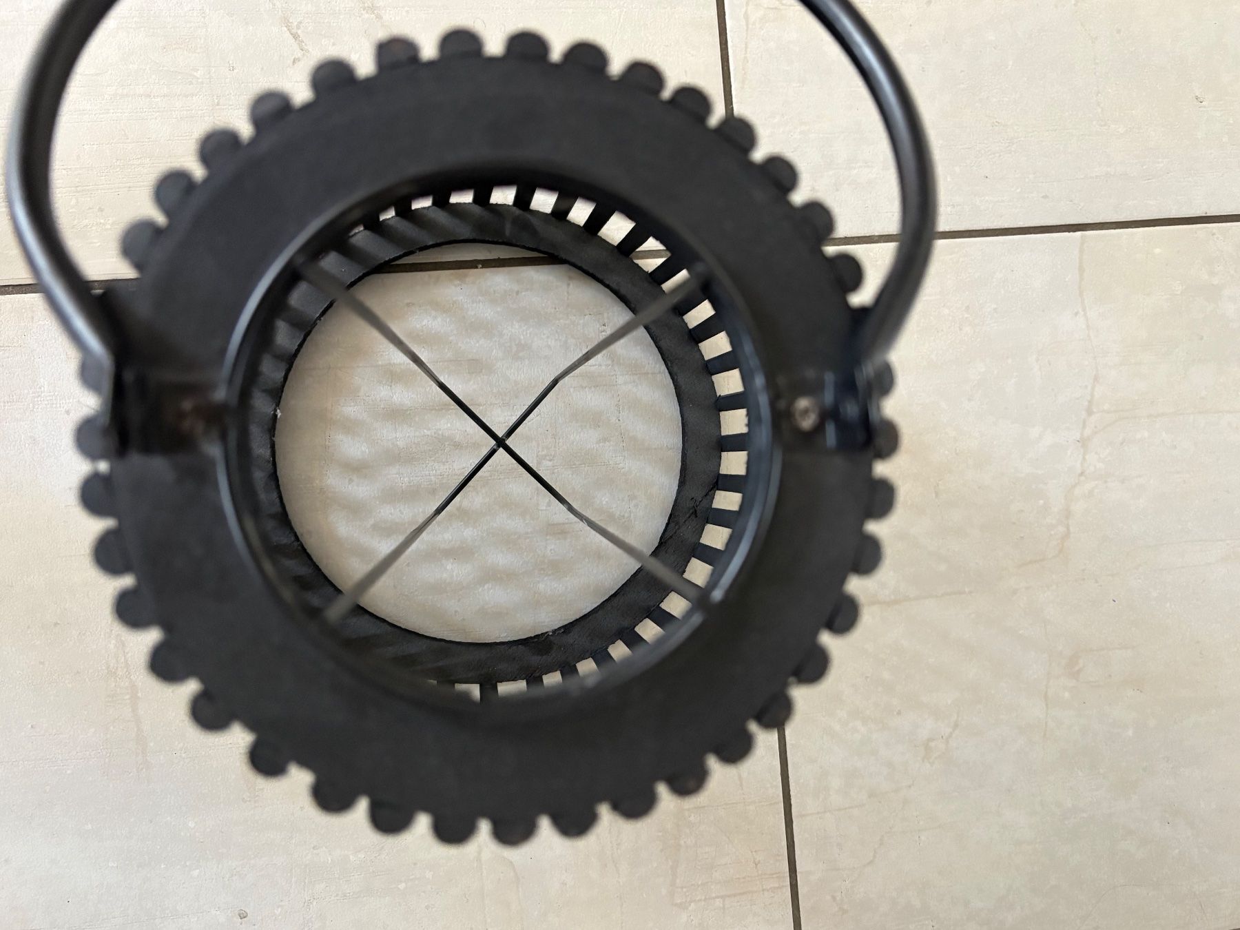 Lanterne: Laterne schwarz mit Bügel 36cm – Usato da Hirschthal venduto da Salentu4 1