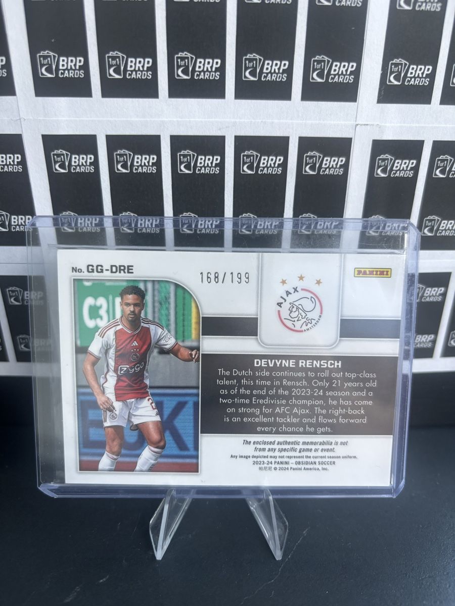 Panini Sammelbilder & Trading cards: Devyne Rensch Obsidian Patch Karte 168/199 AFC Ajax – Neu (gemäss Beschreibung) aus Hunzenschwil von rap_7tw9 1