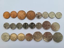 Münzen aus Großbritannien