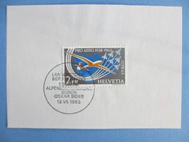 1963 Alpenüberquerung Oskar Bider Flug