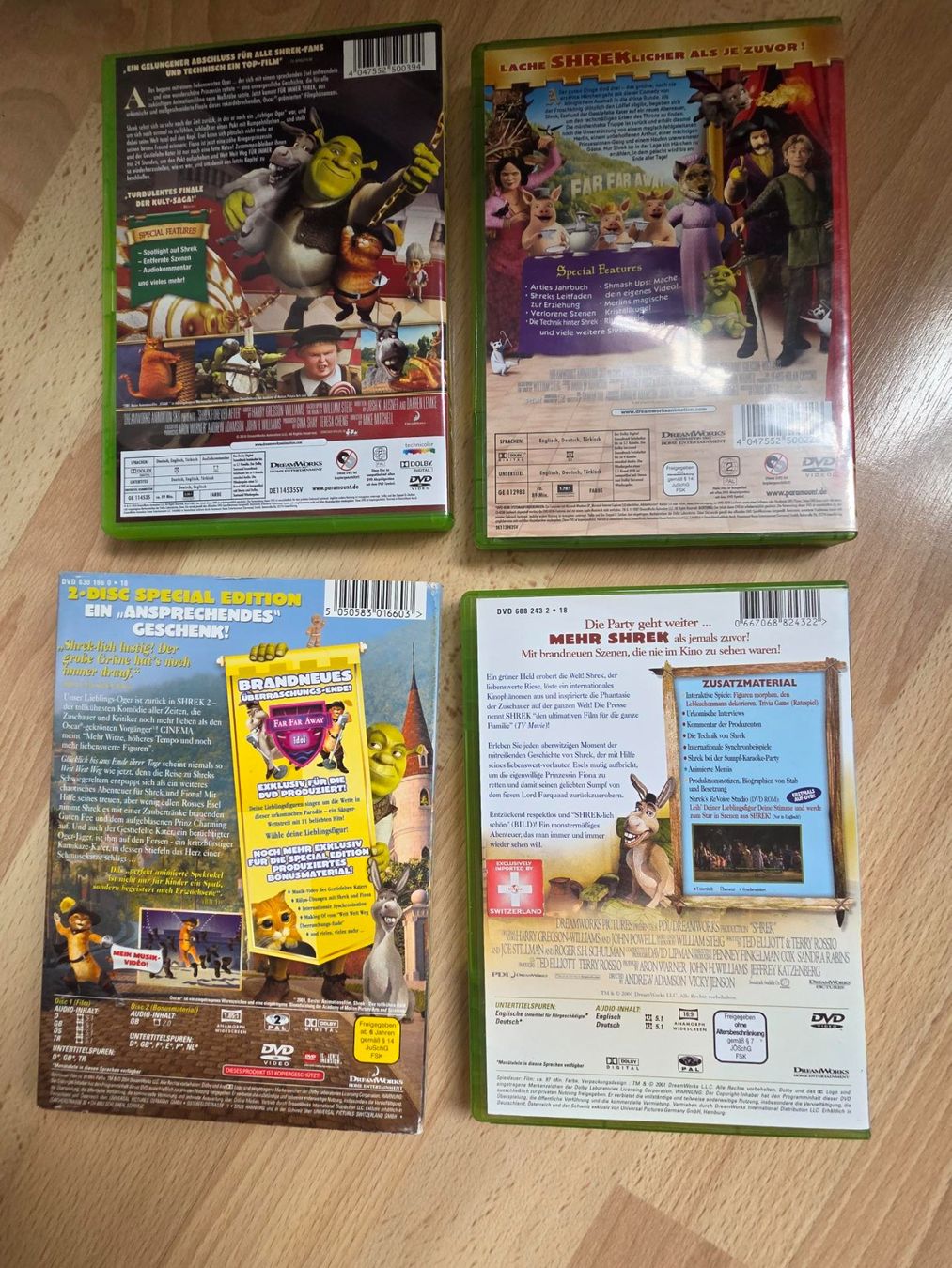 Alle DVDs: Shrek - Div. DVD's – Gebraucht aus Herznach von koro02 1