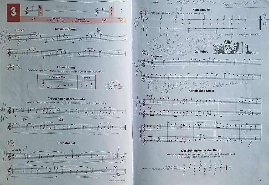 Strumenti musicali: Klarinette Lernheft 2, inkl CD – Usato da Suhr venduto da Joburgerli 1