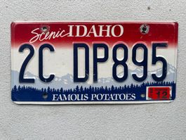 🇺🇸🇺🇸 USA Nummernschild #  IDAHO  # 🇺🇸🇺🇸