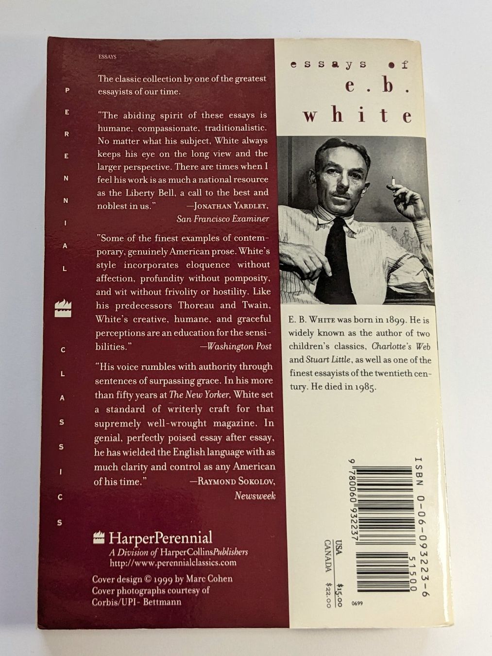Libri: Essays of E.B.White – Usato da Meilen venduto da GypsyCat 1