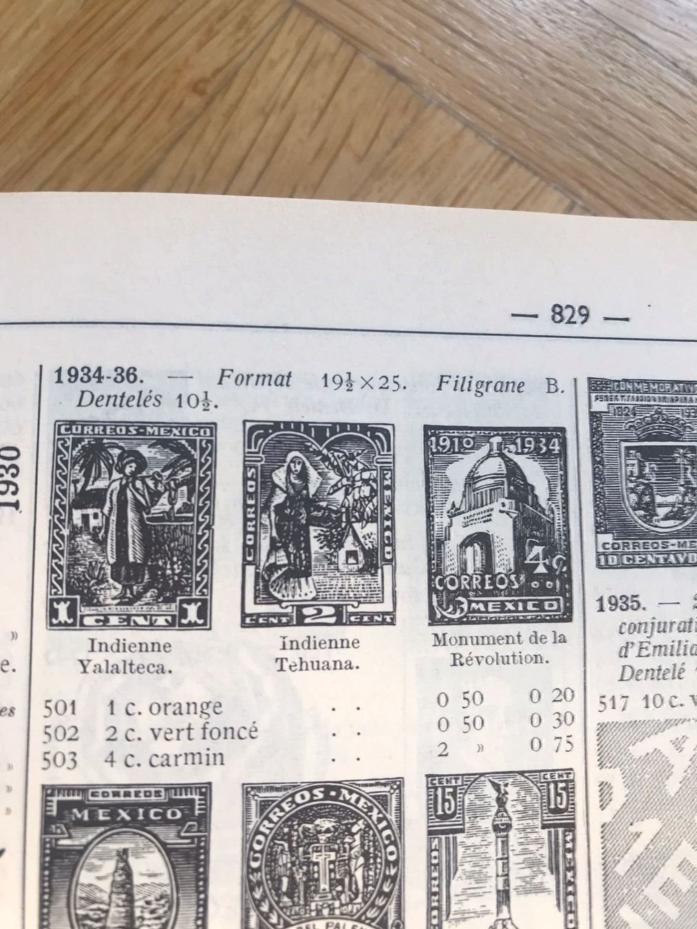 Tutti i francobolli: 1934 - 1936, Mexiko Nr. 502 mit Abarten – Usato da stäfa venduto da brandy66 1