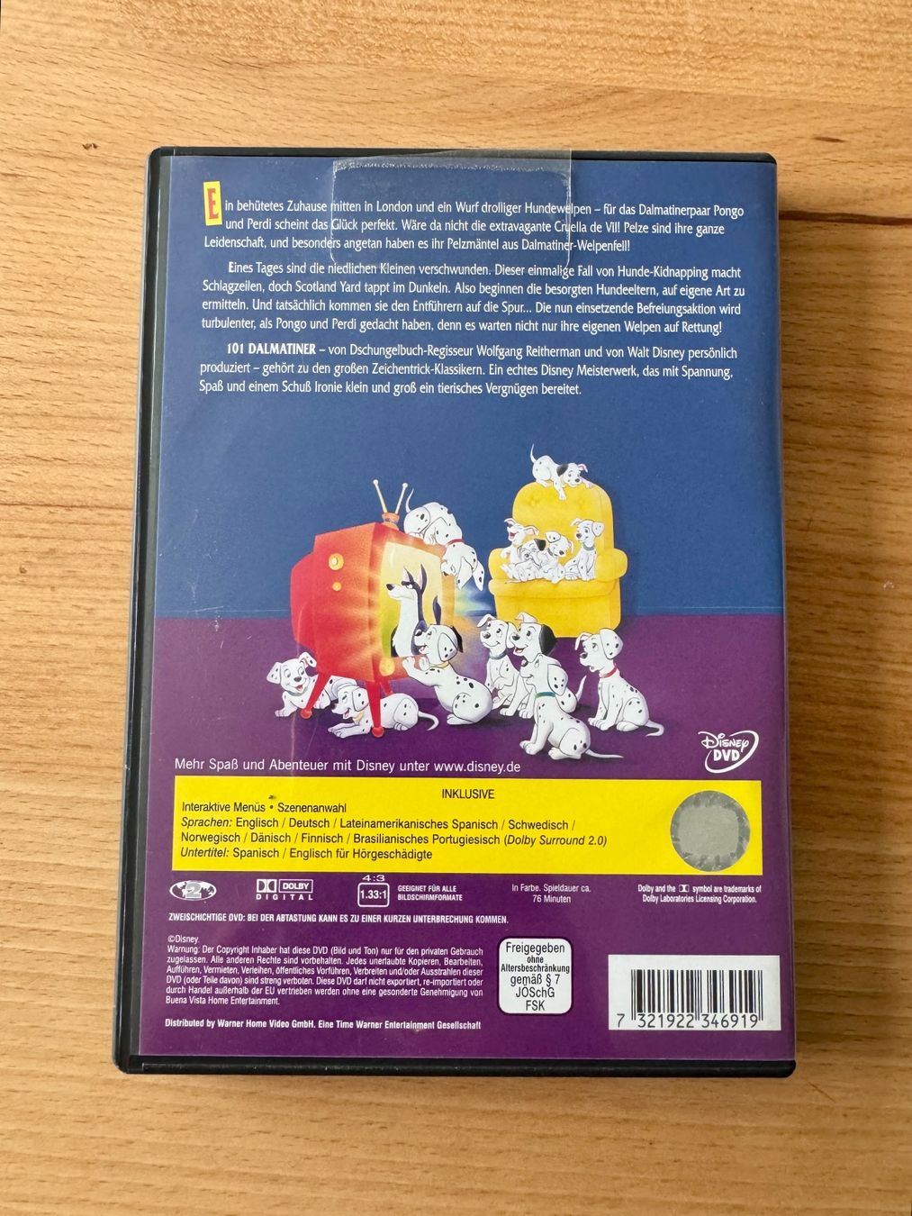 Tutti i DVDs: DVD - 101 Dalmatiner – Usato da Gersau venduto da walin_6442 2