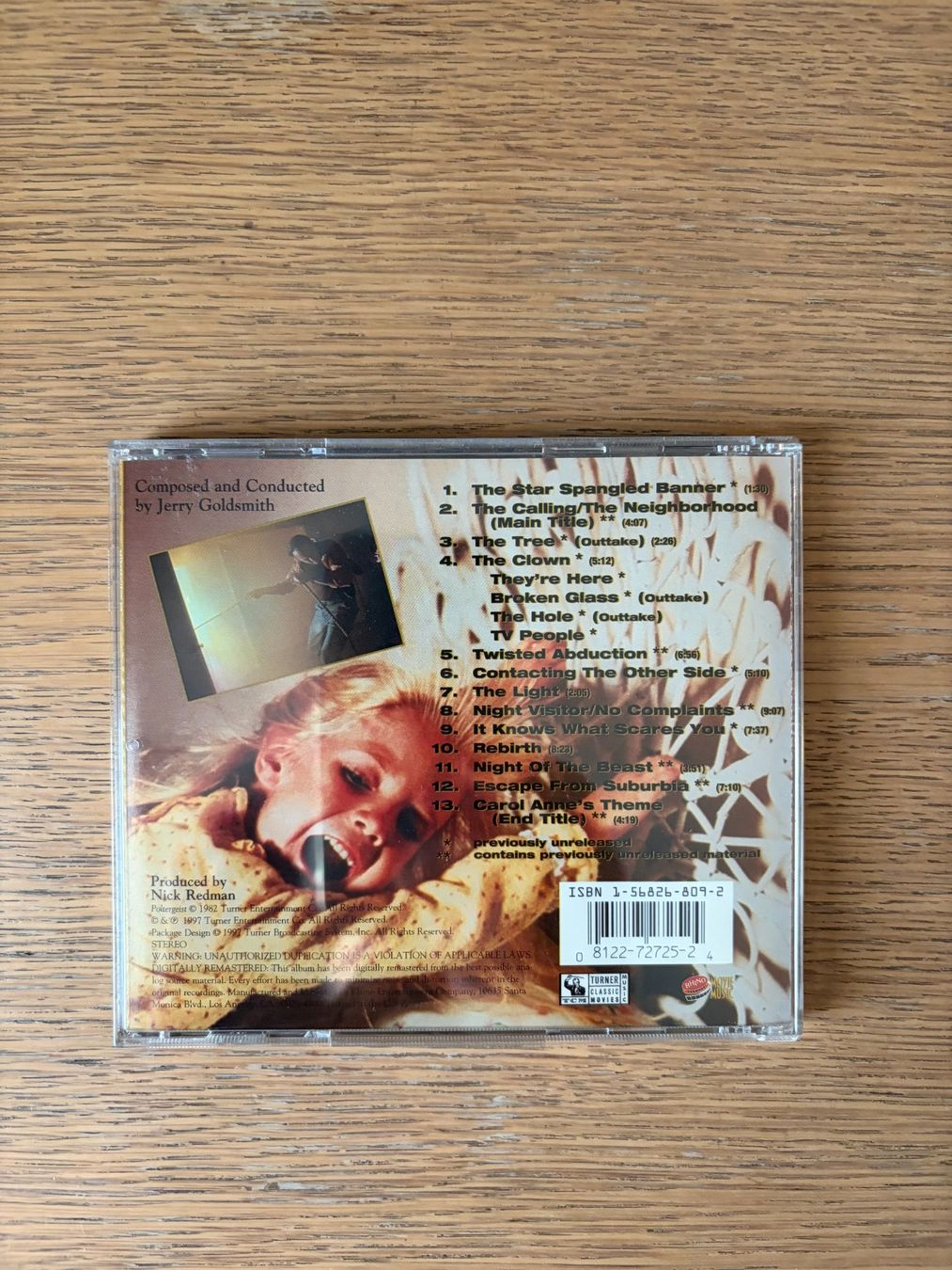 CDs: CD POLTERGEIST JERRY GOLDSMITH  CHF 11  3 JOURS – Gebraucht aus Geneve von tigre69 1
