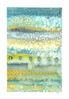 Aquarell Print Abstrakt - 14.5 x 20.5cm