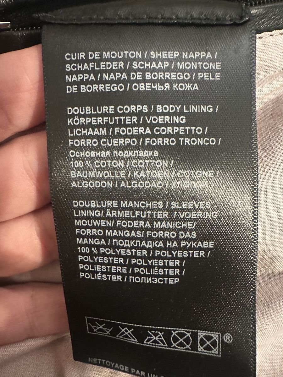 Vestes: Lederjacke schwarz Gr. S – D'occasion à Kriens par Pilatu 9