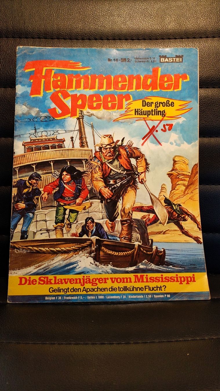 Fumetti: Flammender Speer - Der grosse Häuptling Nr. 16 - mit Poster! – Usato da Niederscherli venduto da Mon_Art