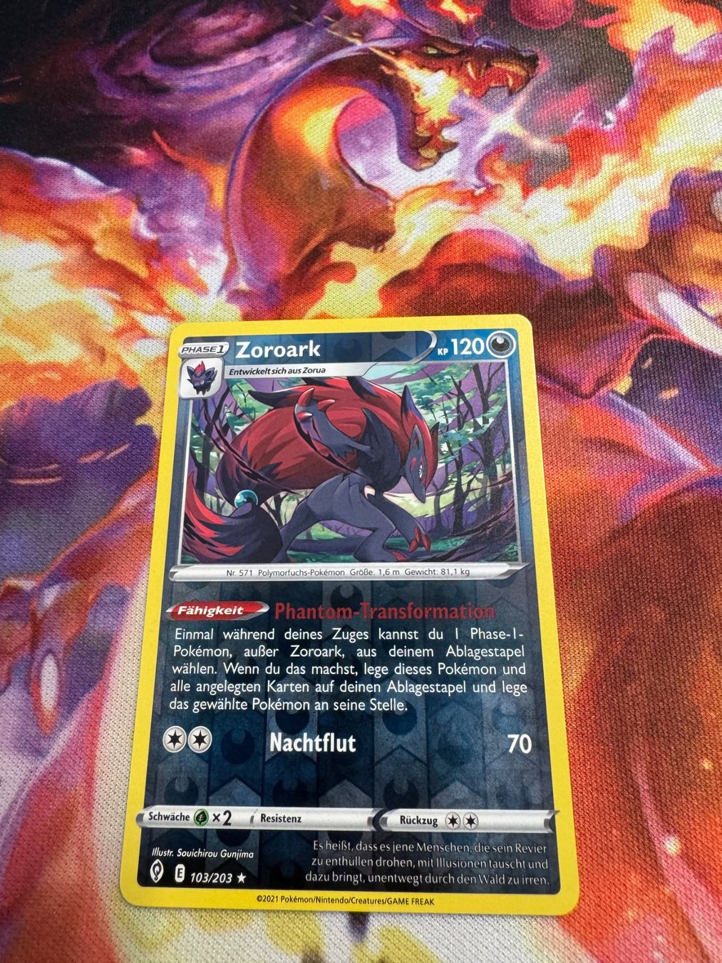Pokémon Carte collezionabili: Zoroark (EVS 103) / Reverse Holo / Drachenwandel – Nuovo (secondo la descrizione) da Bülach venduto da CherryBlu