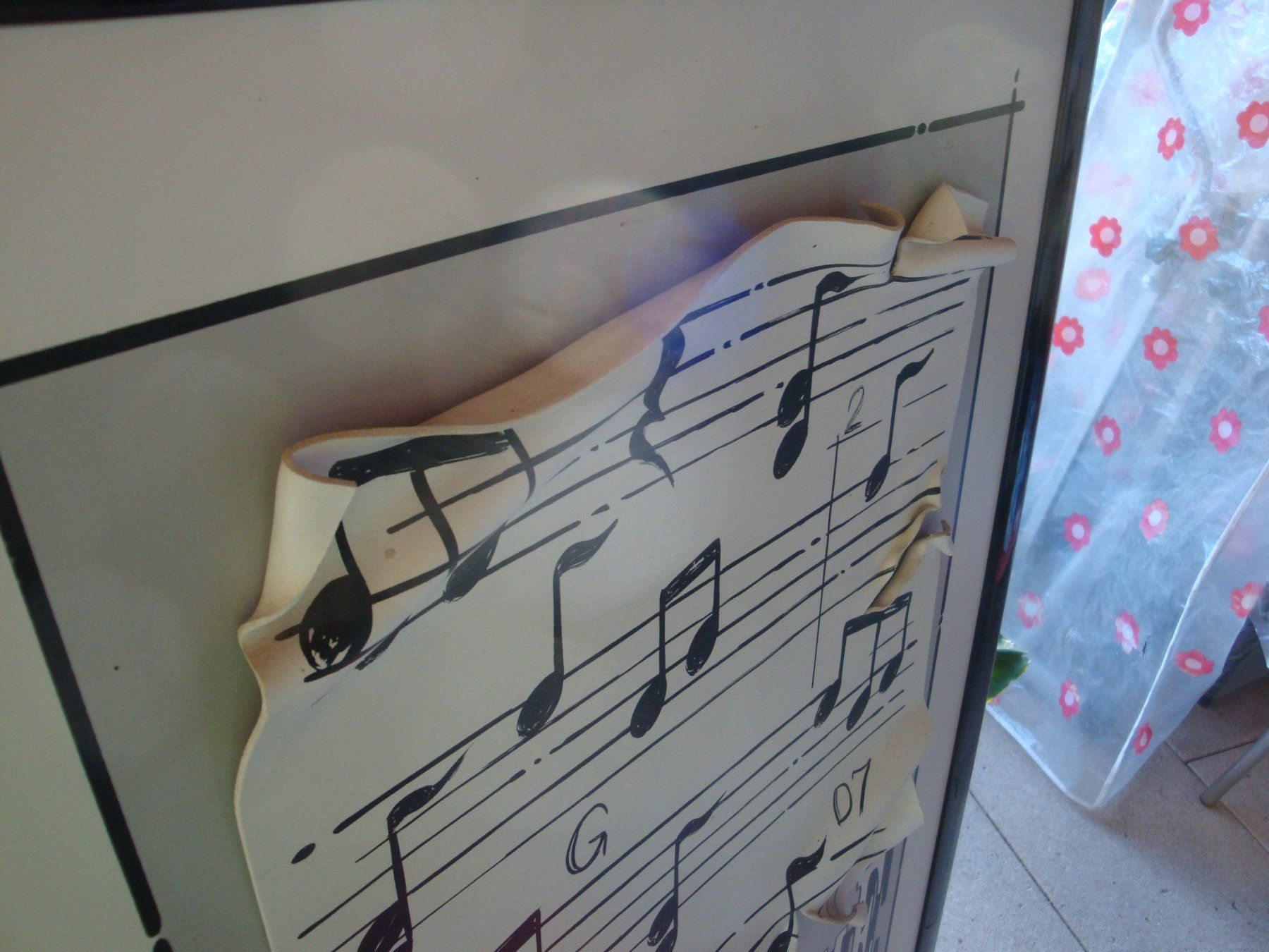 Foto & Immagini: Dekoratives Musik Noten Bild "Classic Time" mit Rahmen – Usato da Enggistein venduto da mach1 3