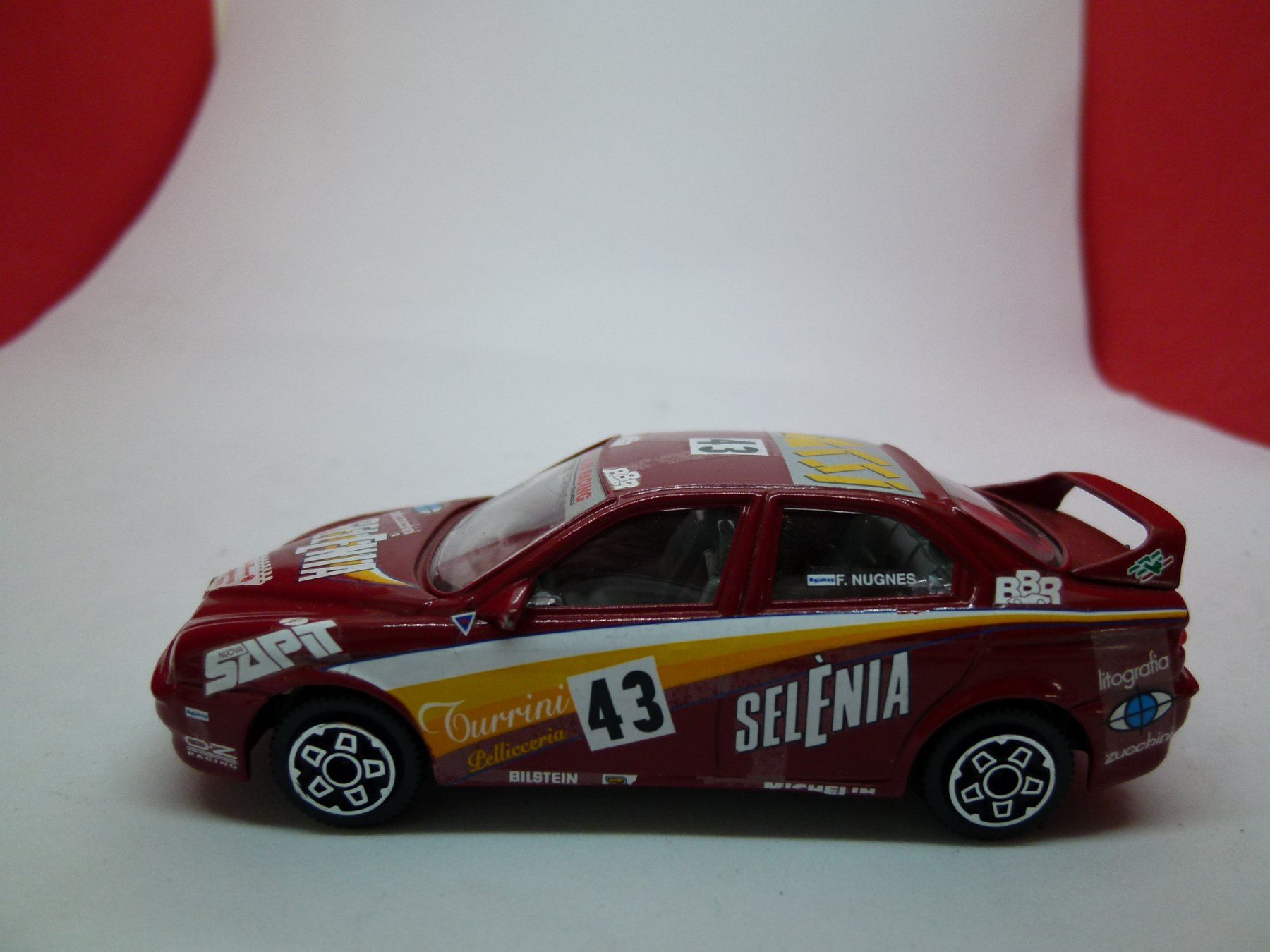 Alfa Romeo Modellini d'auto: Alfa Romeo 156 Challenge - rot 43 - bburago %%% – Usato da Reiden venduto da Aston2 1