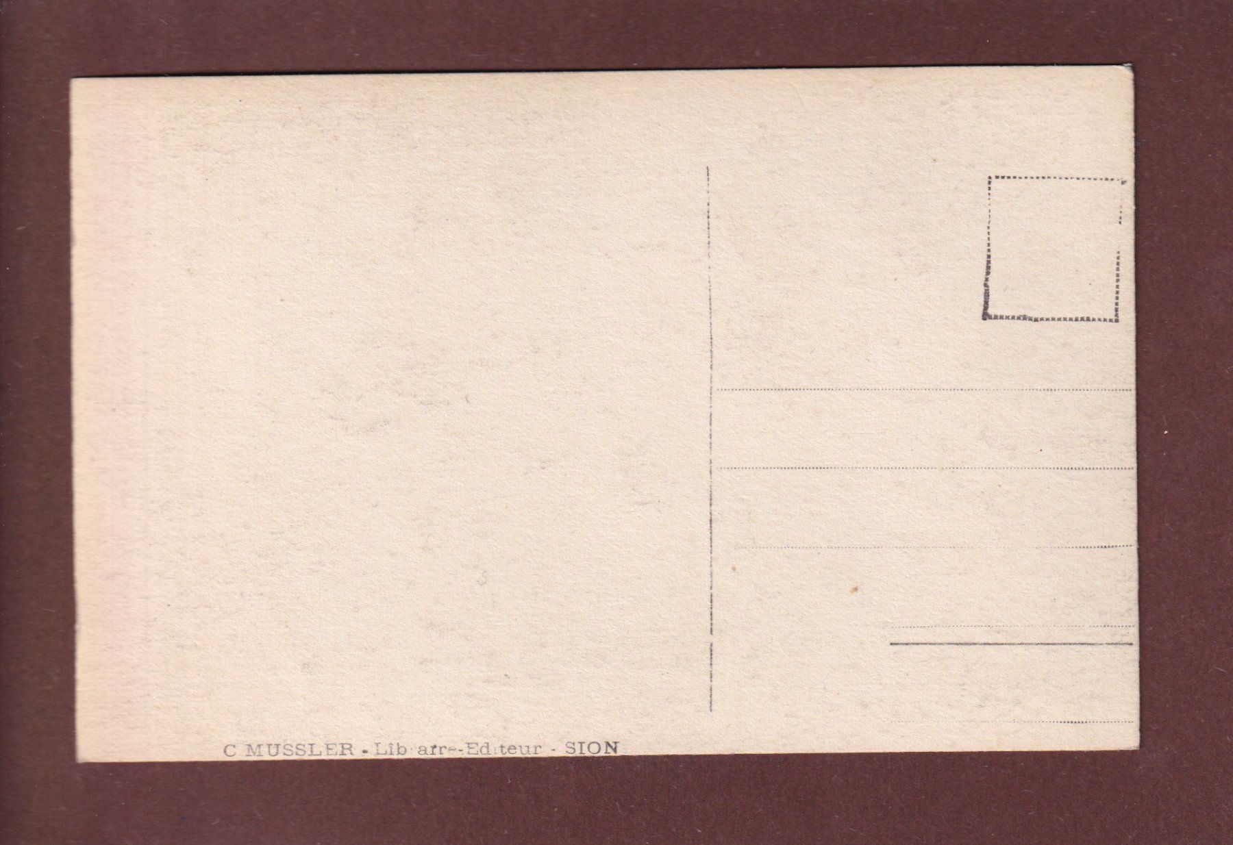 Cartoline postali: SION - Vue générale – Usato da Pully venduto da nicecards 1
