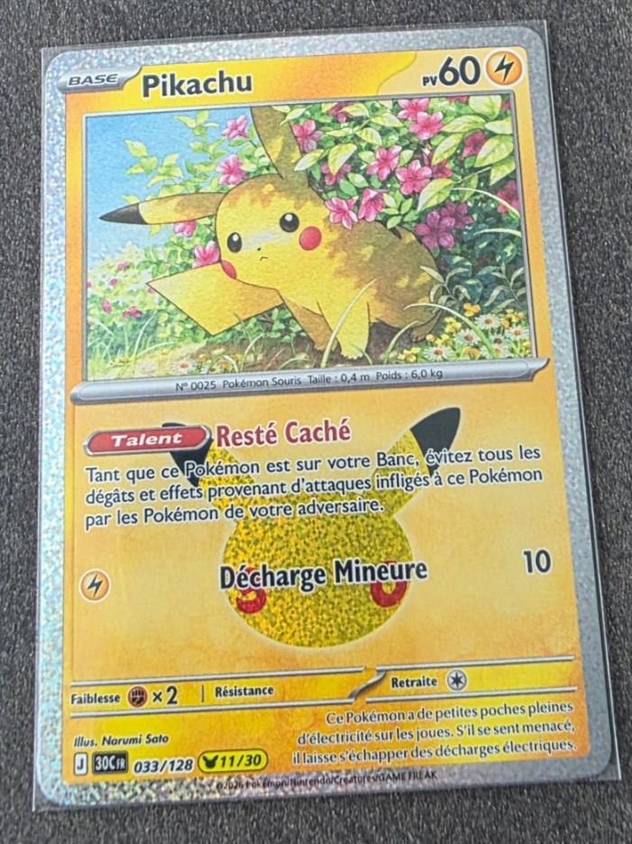 Pokémon Carte collezionabili: Pikachu n°11/30 – Nuovo (secondo la descrizione) da Grolley venduto da Caro_Werro78