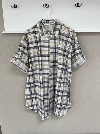 Kariertes Oversize Hemd