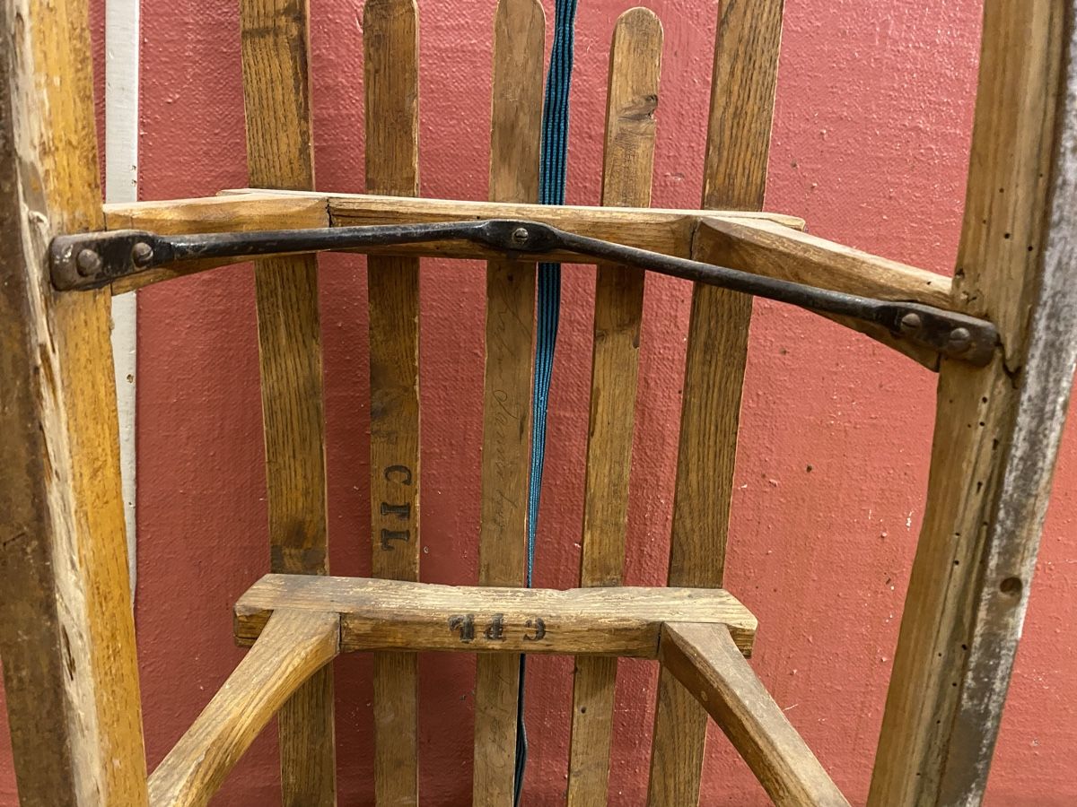 Slitta: Nostalgischer Holzschlitten, Retro Schlittelspass- Deko – Difettoso da St.Gallen venduto da kingsamas 9