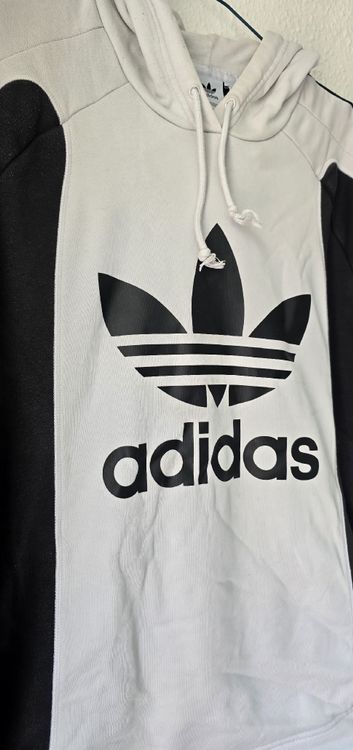 Adidas Maglioni & Felpe: Sweat à capuche Adidas trèfle noir et blanc, taille 38 – Usato da Genève venduto da Dadavsot 1