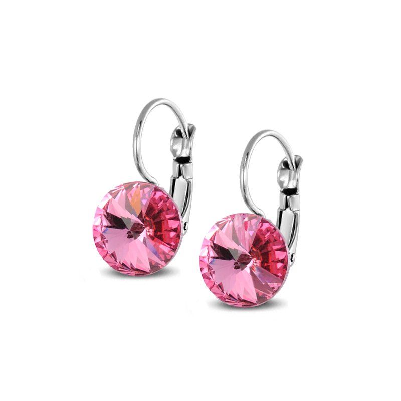 Ohrringe & -stecker: Ohrringe versilbert mit Preciosa Rivoli Crystal – Gebraucht aus Schaffhausen von Allerlei45