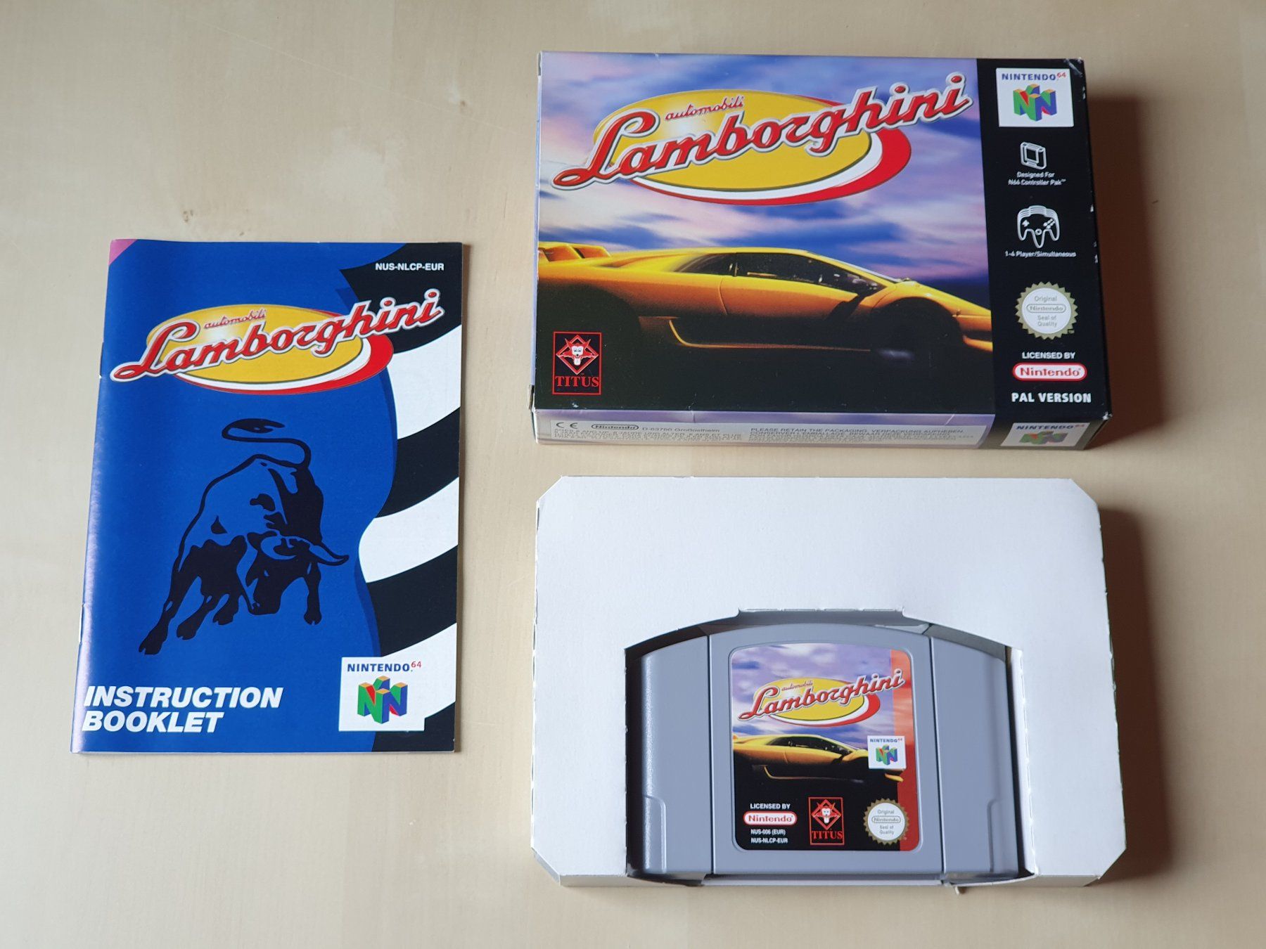 Nintendo Spiele: Lamborghini – Gebraucht aus Stansstad von collectorsshop 6