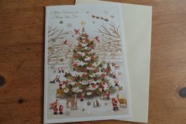 Weihnachtskarte Mini Santa - Xmas Card